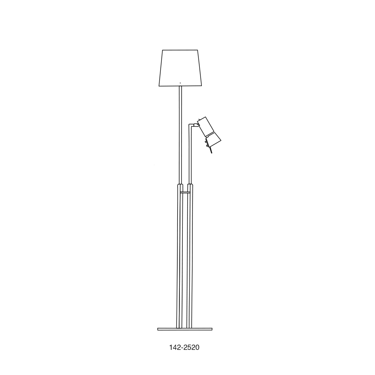 Bezz golvlampa dubbel