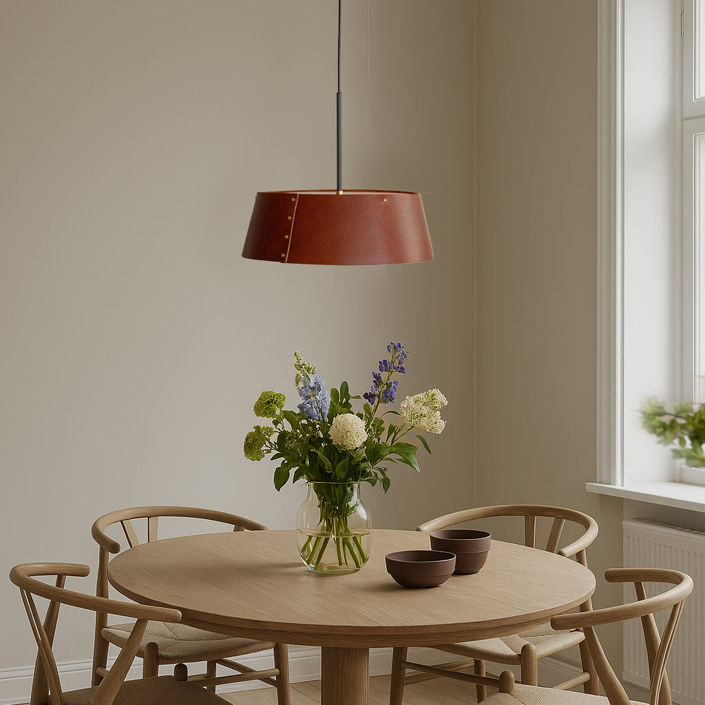 Karl läder pendel 35 cm