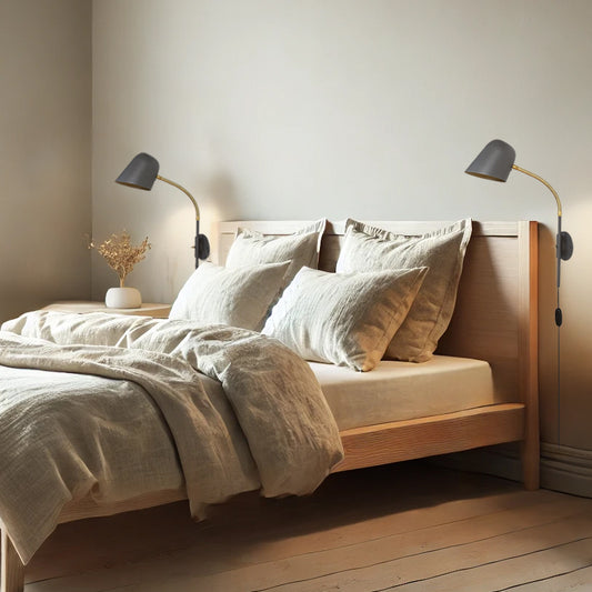 Q15 vägglampa kort rör
