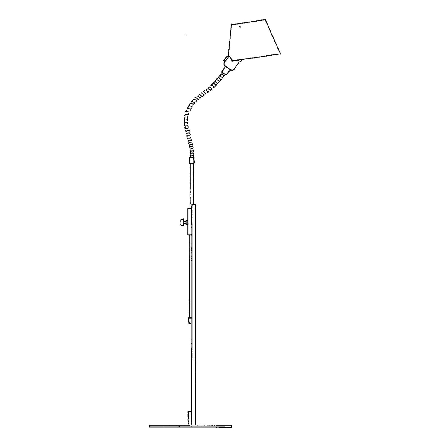Vega golvlampa böjbar
